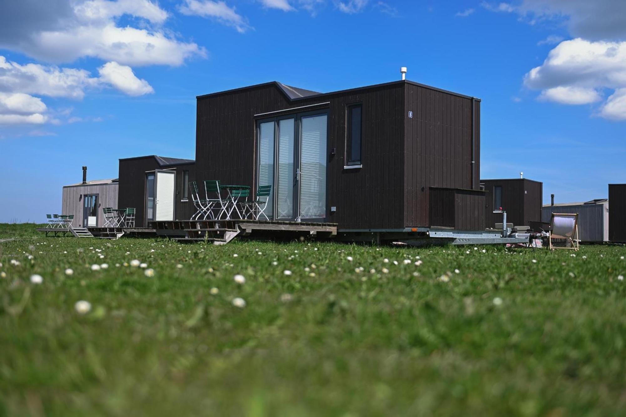 Tiny House Nature 8 Innenlage - Green Tiny Village Harlesiel 卡罗利嫩西尔 外观 照片